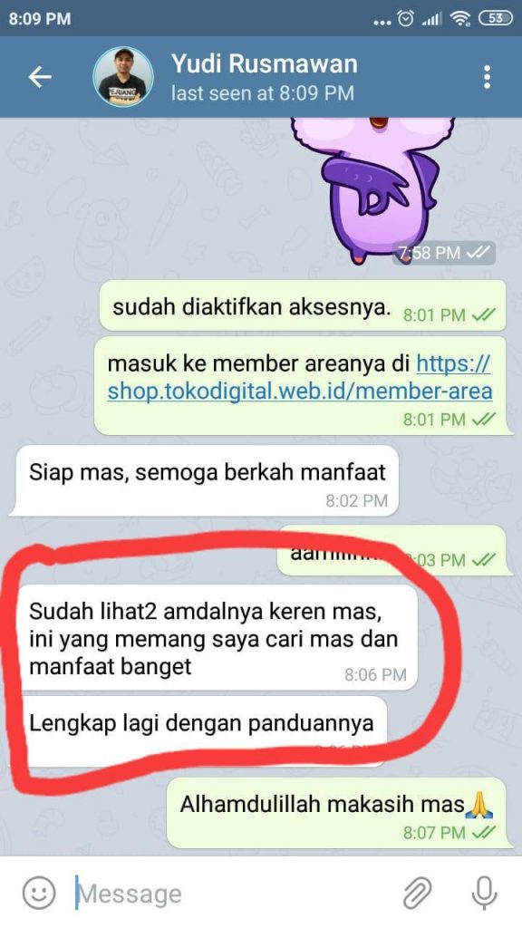 testimoni amdal